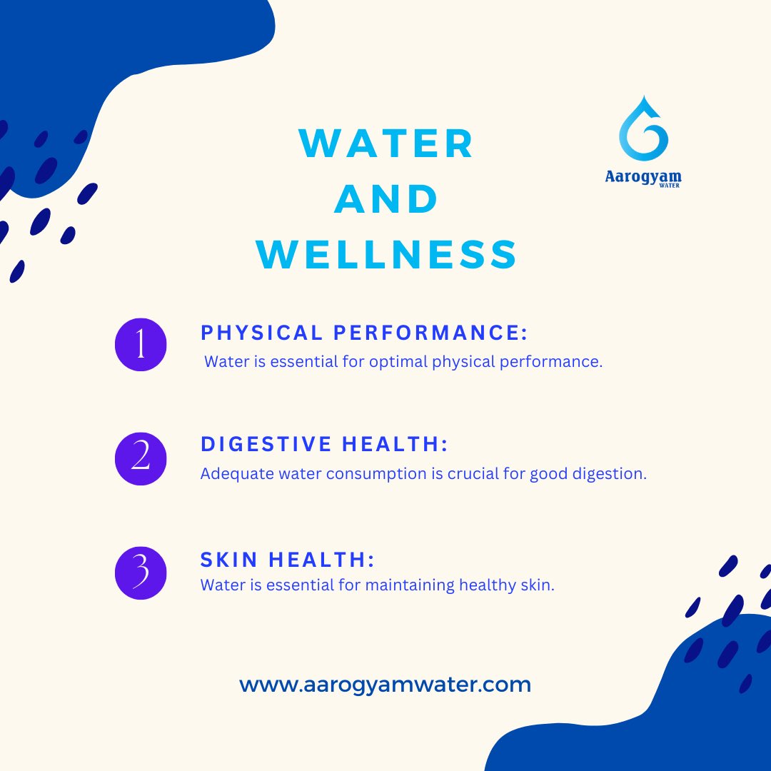 AarogyamWater's tweet photo. Quenching your way to wellness! 💧💪 Hydration is the key to unlocking mental clarity, boosting physical performance, and achieving overall health. Stay hydrated and watch your mind and body thrive! 🌟

#aarogyam #aarogyamwater #mineralwater #aarogyamminerals https://t.co/bkXoU6oyet