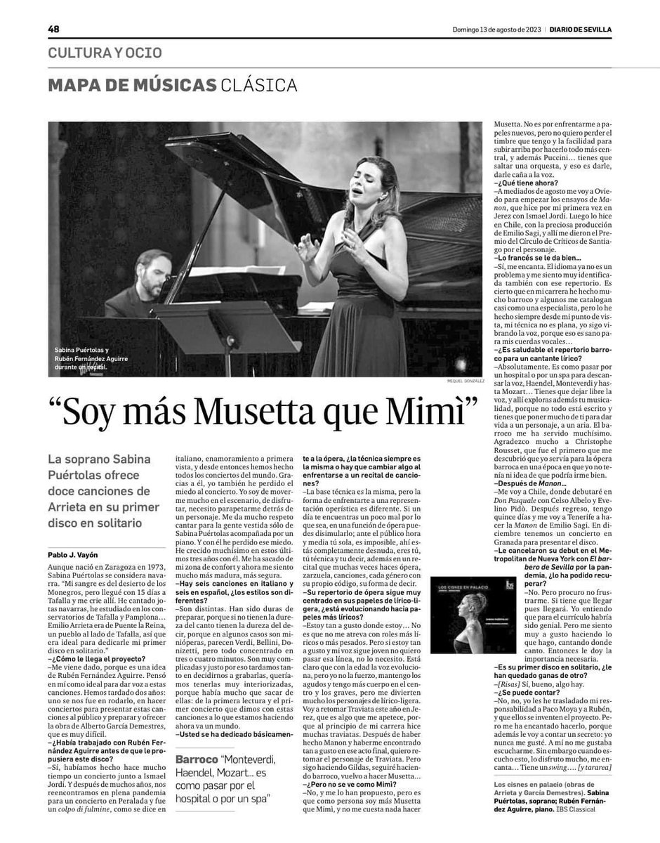 mayusta44's tweet photo. Sabina Puértolas y sus Cisnes. https://t.co/mLo1GRsYBt