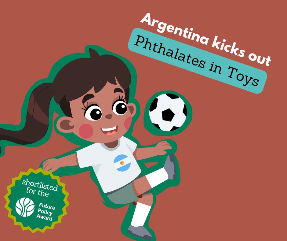 #Phthalates can have harmful effects on human #health! A resolution from #Argentina protects children from exposure to #toxic #chemicals, targeting phthalates in toys &amp; childcare articles 👉shortlisted for the #FuturePolicyAward 

<a href="/GobiernoAR/">Republica Argentina</a>  <a href="/mercosur/">MERCOSUR</a> @msalnacion <a href="/andrewharias/">Andres H. Arias ⭐⭐⭐🇦🇷</a>