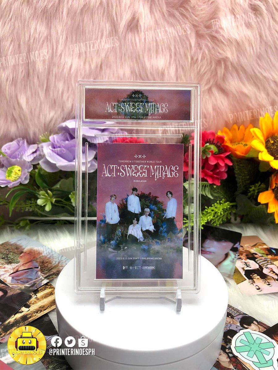 printerinoesph's tweet photo. WTS LFB Tomorrow x Together TXT Act: Sweet Mirage Bulacan Concert Holder Case Frame

💵 ONHAND
 ₱180 COD via Shopee
https://t.co/NFQRp7LV8N

✅ with stand
✅ Resealable (Self Lock) 
✅ Hard case
✅ Sticker Lighstick andd Unofficial Freebie
✅ Free inner and outer sleeve https://t.co/LQ0t9K6FUt