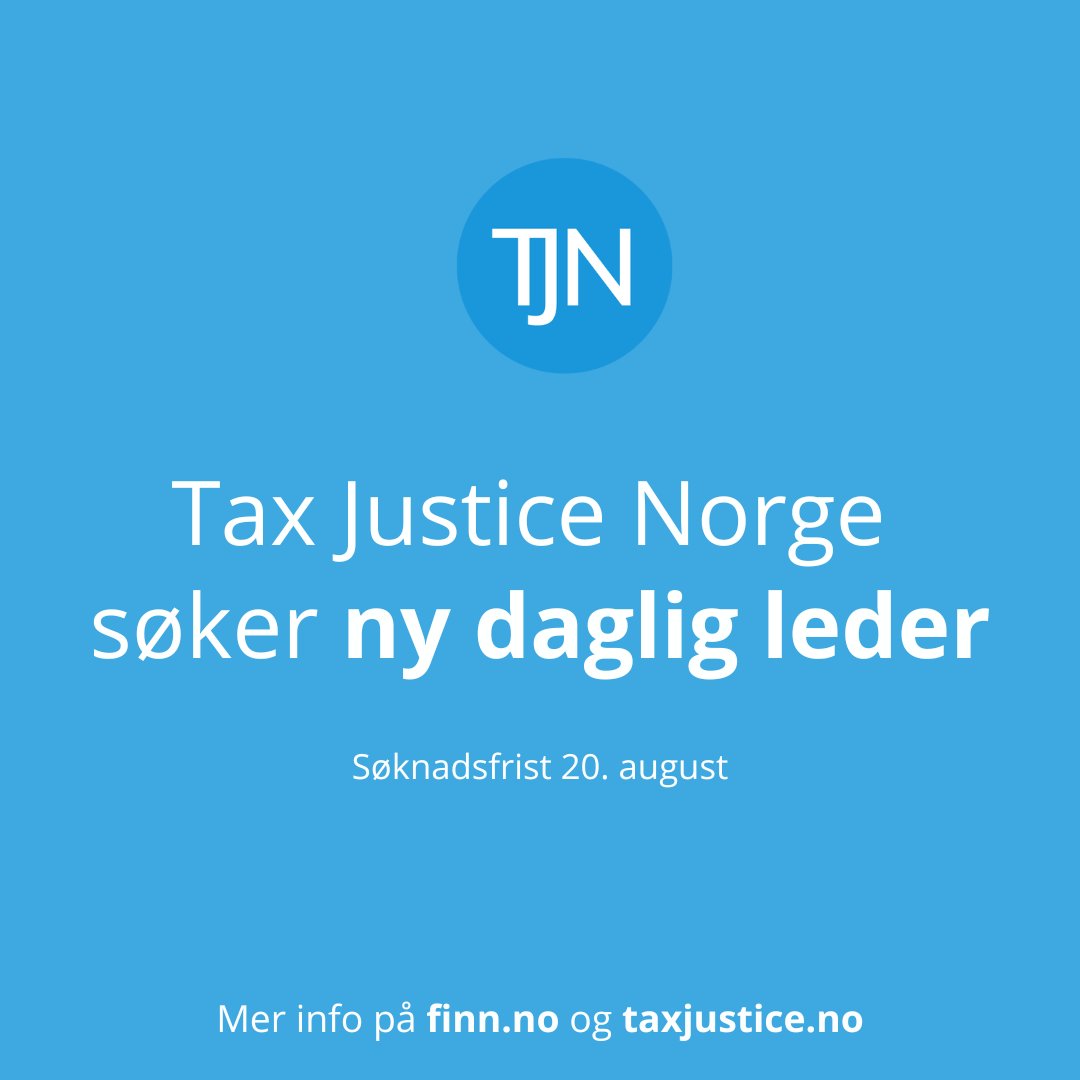 Tax Justice Norge tweet media