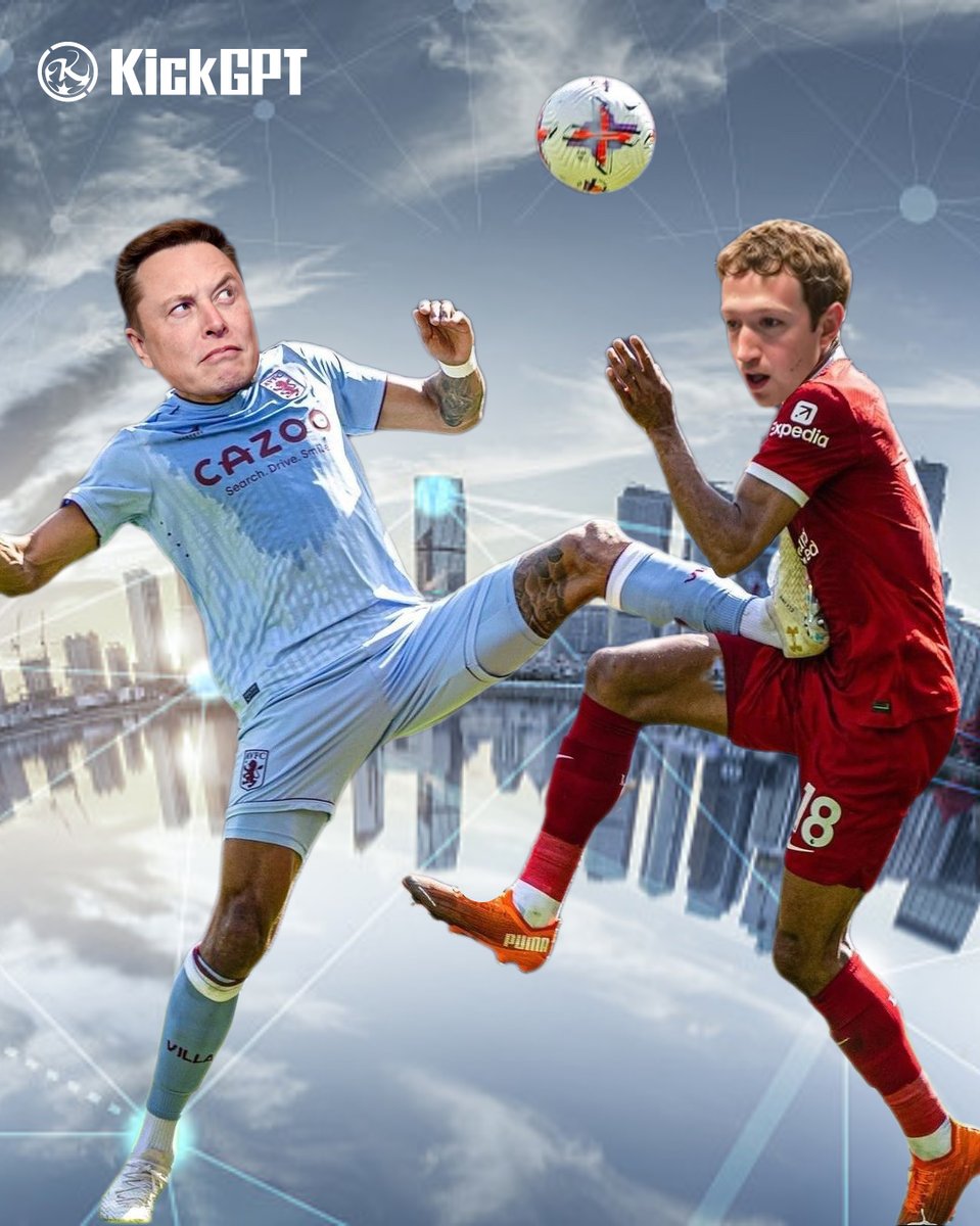 Battle of the Century: Musk VS Zuckerberg 

Generated by KickGPT's football Application+#MidjourneyAI +AI swap;

#football #ai #midjourney #facechange #NLP #Genai #elonmusk #Zuckerberg #MuskvsZuck