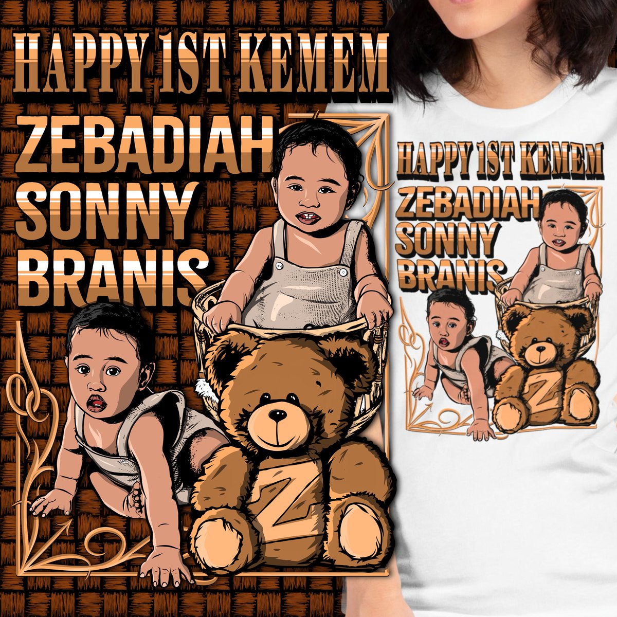 kuj_arts's tweet photo. Zebadiah Sonny Branis 🧸 

Jerammon &amp; thank you for trusting KUJ Arts🙏🏽 https://t.co/CA8ISQd6iH