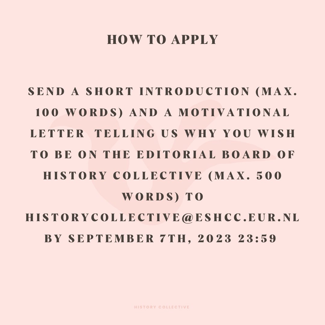 Do you want to be a part of our Editorial Board? Apply now!⏰