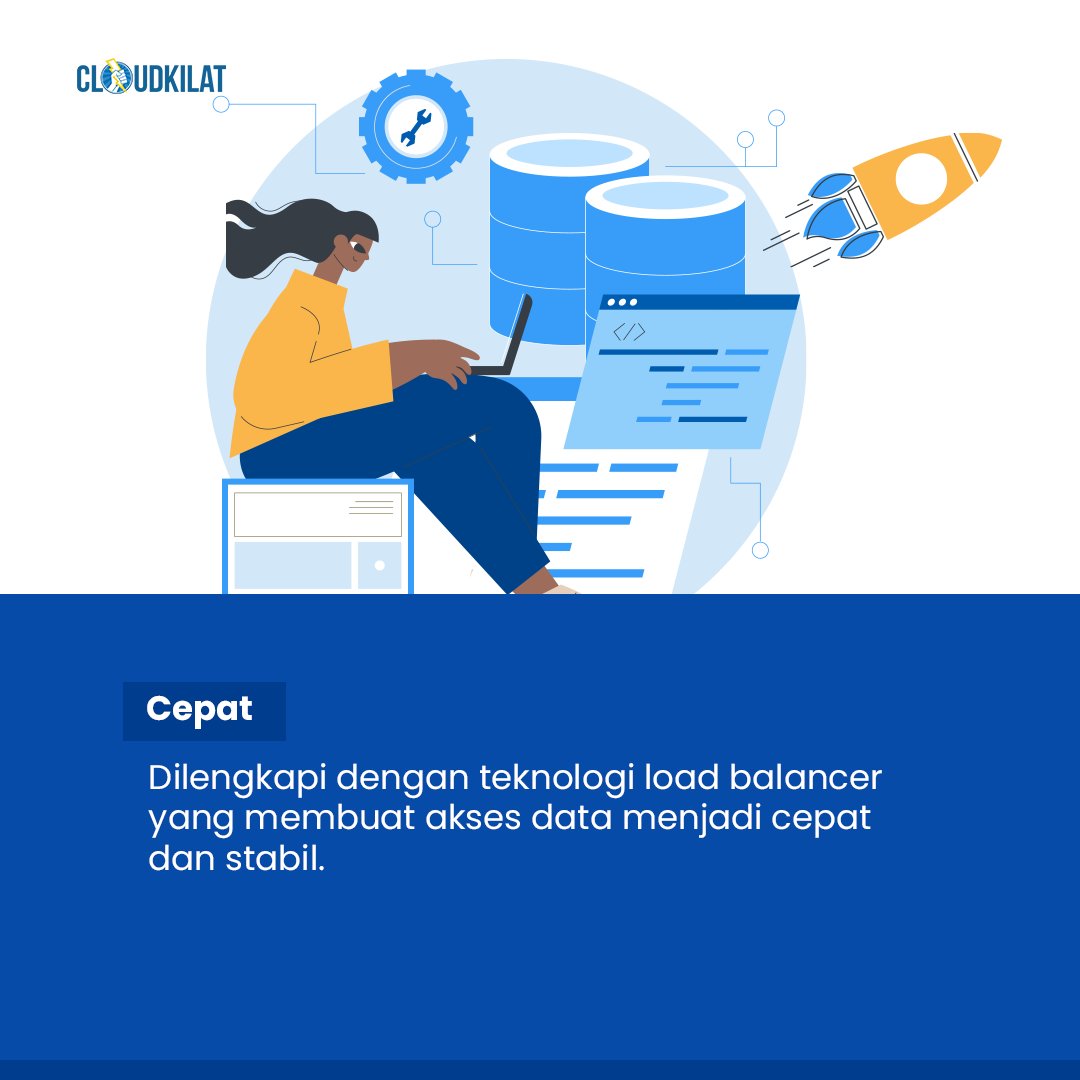 cloudkilat's tweet photo. Saatnya kamu beralih ke Kilat Storage, solusi penyimpanan berkas berbasis objek yang handal, cepat, dan nggak mahal. Link di bio untuk berlangganan!

#CloudKilat #KilatStorage #StorageS3 #ObjectStorage #cloudcomputing #cloudstorage #datastorage #objectbasedstorage #s3protocol https://t.co/IiiMlQIztT