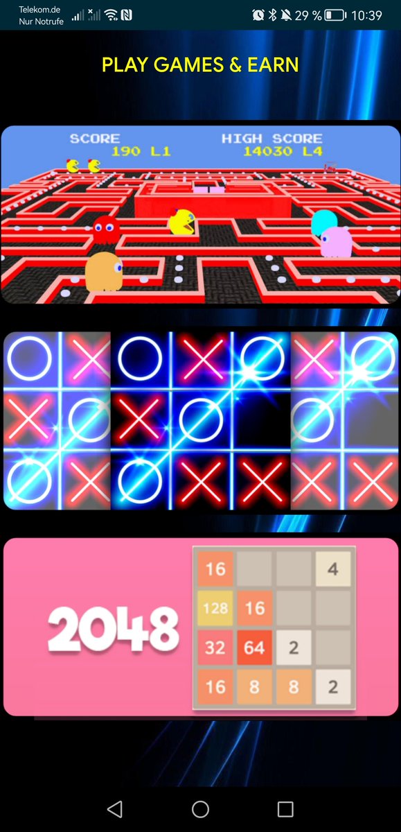 BnbSloth's tweet photo. $SLT PLAY and EARN ๐๐๐
#pacman #48blocks #tictactoe
It's time! #update the APP ๐๐
Mining Speed 2SLT/HOUR #cloudminingapp #berlincrypto https://t.co/kEAB6b4AYY