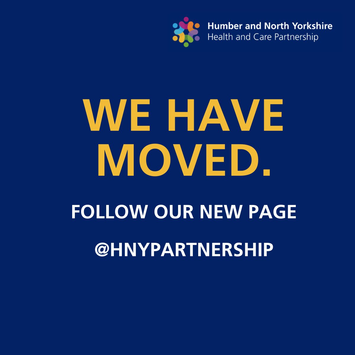 In the coming days, this page is migrating to Humber and North Yorkshire Health & Care Partnership and Integrated Care Board (ICB) page. The ICB has responsibility for commissioning healthcare services of the former CCG's - follow @HNYPartnership
