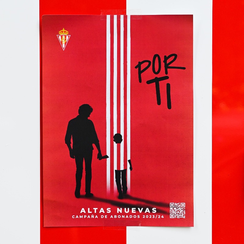 RealSporting's tweet photo. 🪪 Altas nuevas. ¡Ya puedes abonarte de forma online!

📍 🔐 Este martes, la Oficina de Abonados permanecerá cerrada. 

👊🏻 #Por𝐓𝐈 🔴⚪
