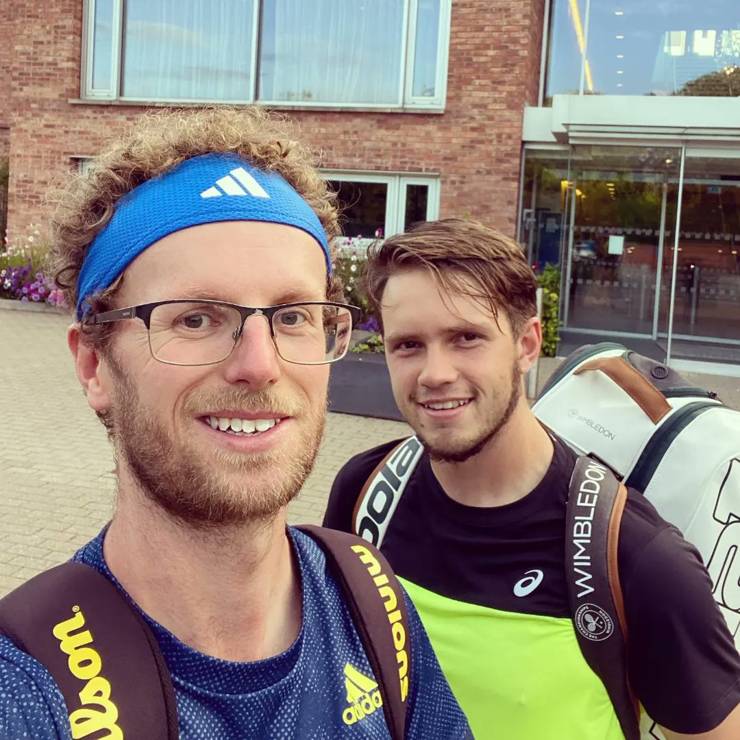 BGSCTennis's tweet photo. Ever wondered what our coaches get up to on their Summer Holidays? Head Coach Paul has recently been representing H&amp;W in his age group, Coach Chris has been taking part in Grade3 doubles tournaments where he was recently the winner of the Consolation event.💪💚🎾 #busy #teamBG https://t.co/dspuRkGaox