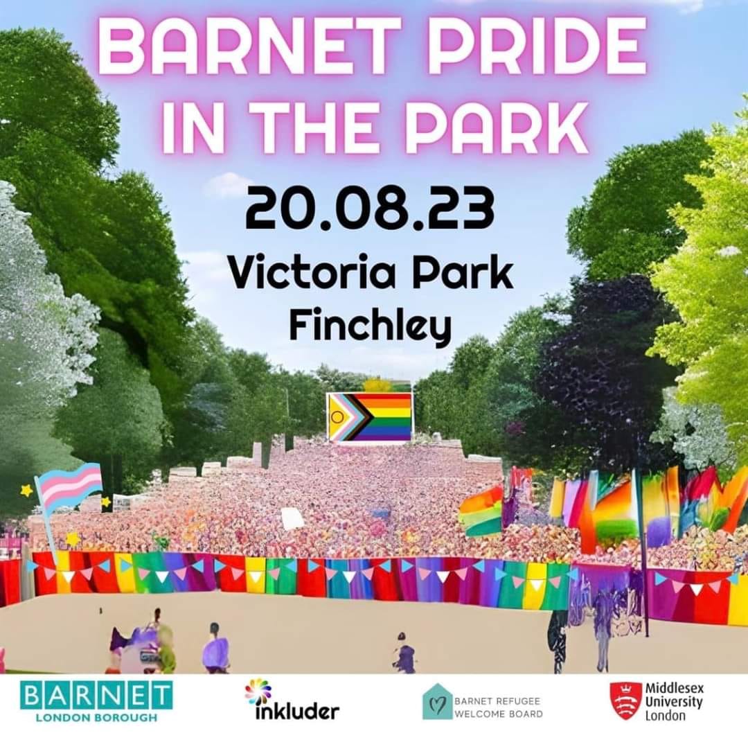 Come along to Barnet #Pride In The Park this Sunday at Victoria Park! Don't miss out on this free, inclusive, and family-friendly celebration of the LGBTQ+  community 🌈

outsavvy.com/event/15231/ba…