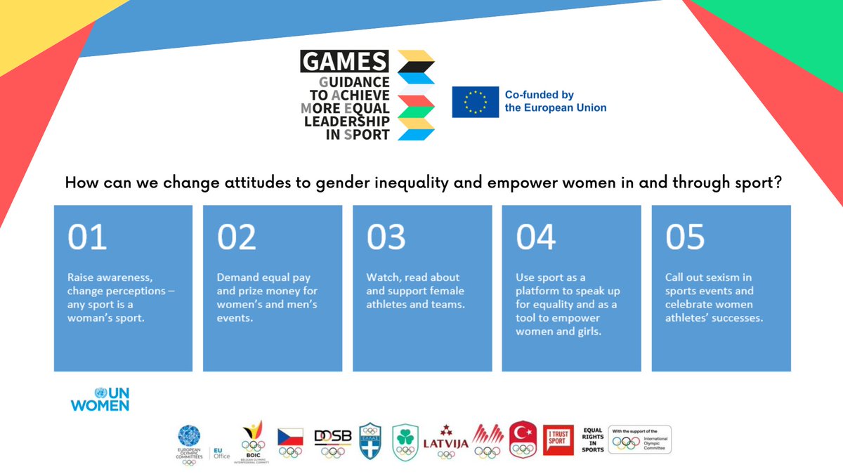 GamesErasmus's tweet photo. #SummerFlashback #GAMESPROJECT
Equal Rights in Sport Director & Emerita Professor Kari Fasting gave an overview of the ways you can help women claim leadership positions in sport identified by @UN_Women.
@EuSport @EUErasmusPlus @The_EOC @iocmedia https://t.co/CbYNtTpgC9