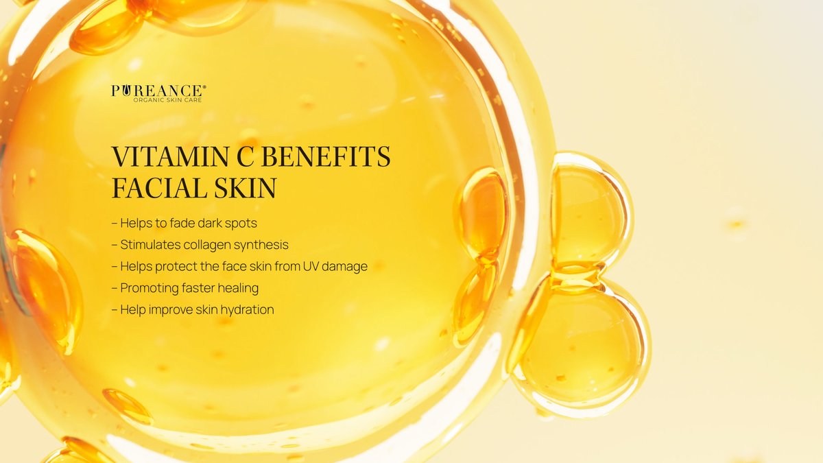 pureance's tweet photo. Incorporating vitamin C into a skincare routine can lead to a healthier, more youthful-looking complexion.

#pureance #organicskincare #skincareroutine #skinhealth #menopauserelief #menopauseskincare  #organicingredients #menopausecare #skincaretips #selfllove #celebrateaging https://t.co/4UYwn3AU4c
