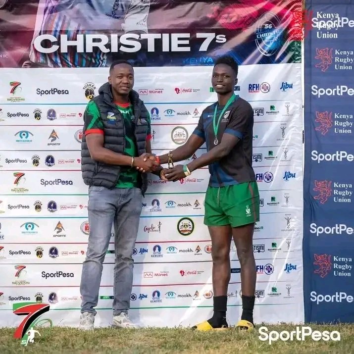 ZetechRugby's tweet photo. Huge congratulations @brayan Ondego for clinching the #christie7s TOP TRY &amp;TOP POINT scorer in Division 2 matches 🎉🙌 Your plays have been nothing short of Magic and the teams success shines even brighter thanks to you🤝 

#congartulations🎊🎁🎉 #toppoint #toptry https://t.co/mcpypUlTTJ