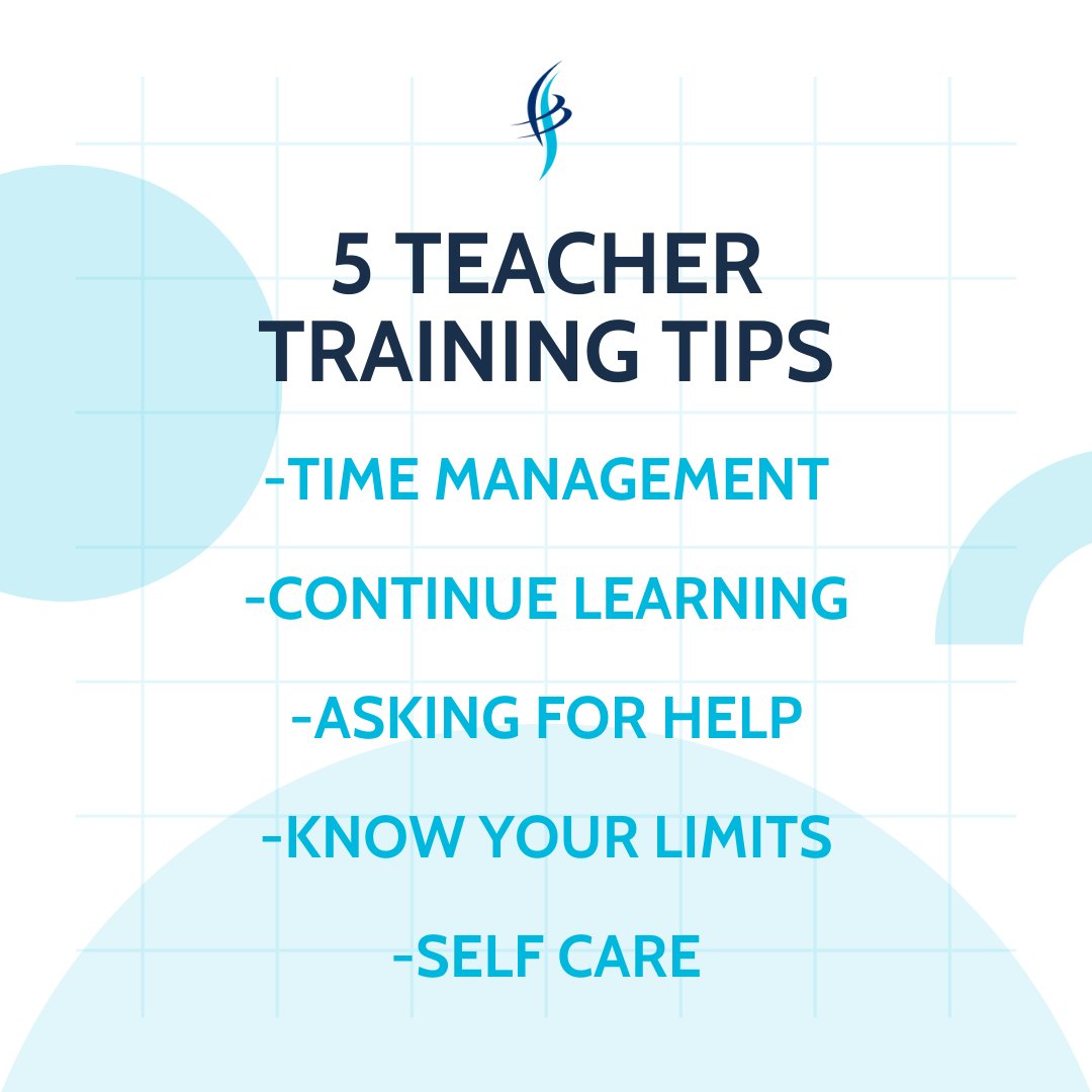 At EMTTP we equip trainee teachers with the skills and tools to become great teachers. Some great tips we have come up with for trainee teachers over the years include:

⏱️Time Management 🎒Continuous Learning 🏃Knowing Your Limits ☕Self Care.

#LearnToTeach #Education