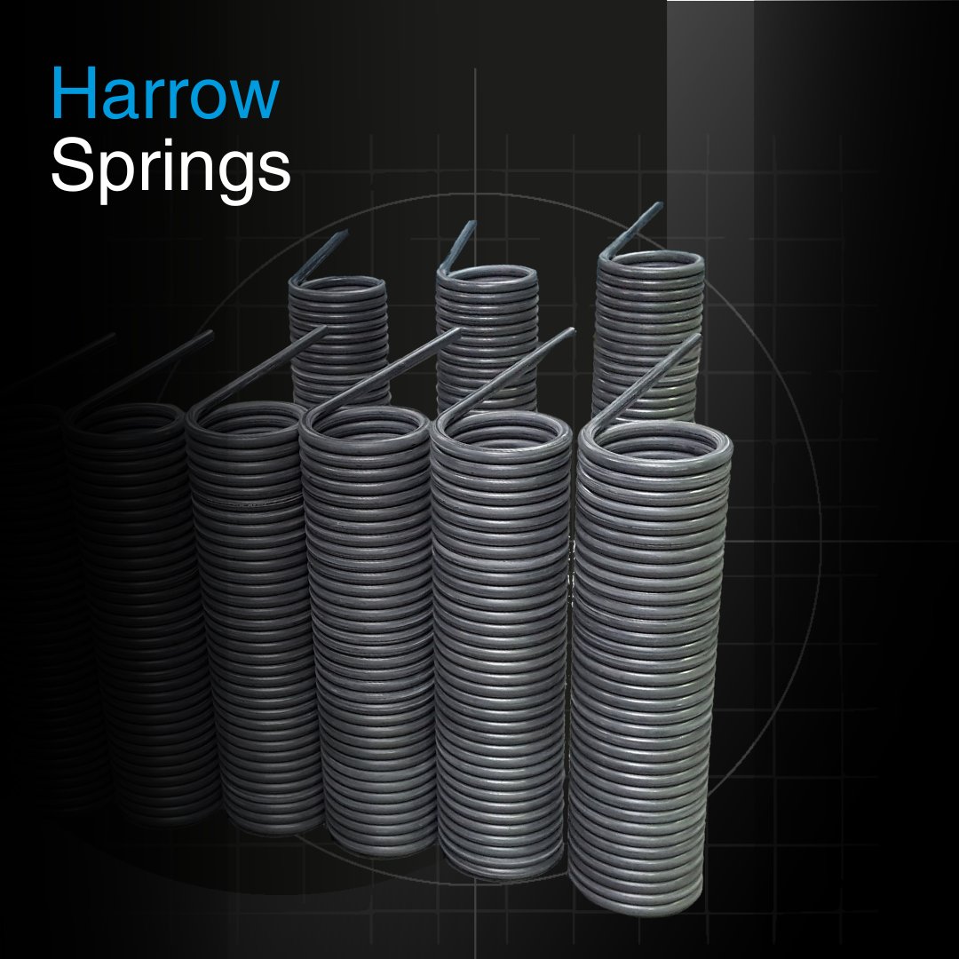 Springtech_UK's tweet image. Need springs for your #agricultural equipment? 🌾 

Introducing our #Harrow #TorsionSpring, originally developed for Gray’s Harrows, with 35 coils of 9.4mm carbon steel wire. It's designed for easy fitting on various #harrowing equipment. 🚜

#Springs #Engineering #UKEng #UKMade
