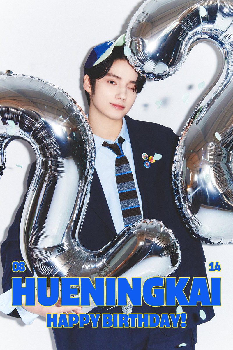 WeSpiceKids's tweet photo. Monday is a monster day? Nah, not anymore. Today we turn this Monday into a Hueningkai’s day which is full of colors. Well, “I don’t know about you, but I’m feeling twenty-two!” Happy birthday, Kai! https://t.co/k0cRCwIPh5