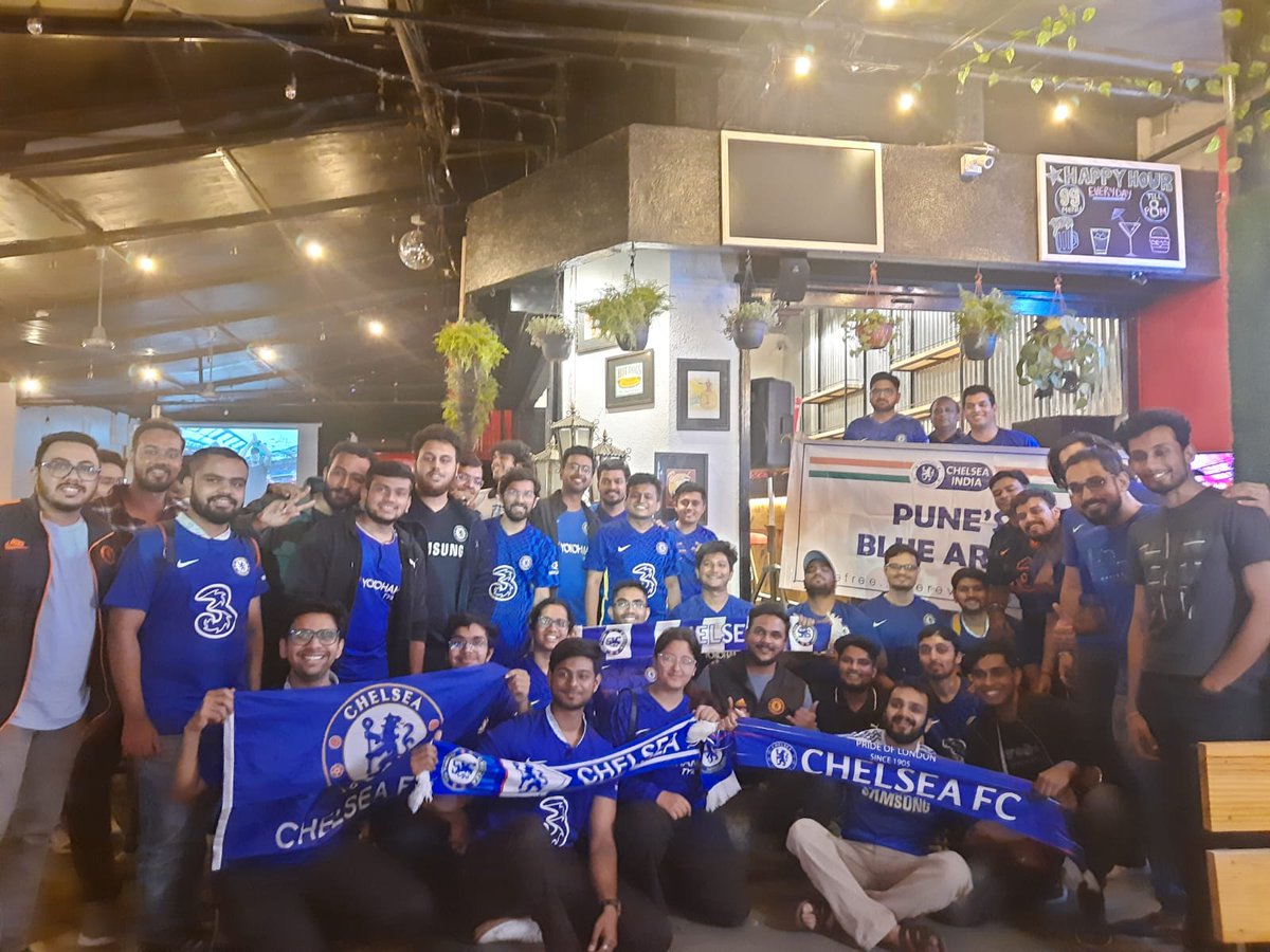 So good to see the 🇮🇳 fans back for #PL screenings 🧵

📸 <a href="/CISCPune/">Chelsea Pune (पुणे) ⭐⭐</a>