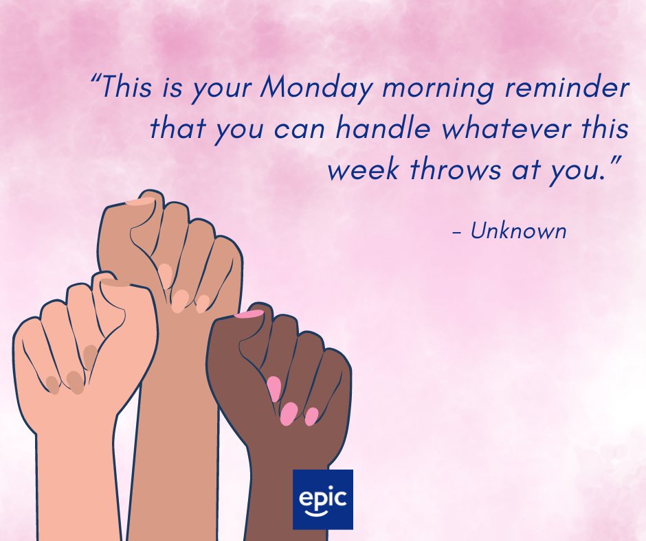 EPIC_UK_'s tweet image. Good EPIC Monday! ☀
Believe in yourself and your ability to rise above any circumstance. 💪

#realisewhatspossible #mondaymotivation #mondaymood #motivationalmonday