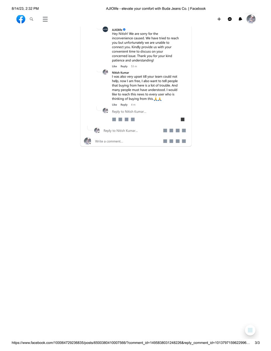 nitikumar's tweet photo. @vajinderpal1 @AJIOLife Dear Sir, I would like to inform you that, i have suffering lots of problems since last 3 week ,but your team is not positive response so kindly look into it.
 #ajio #vajinderpal1 #ajio.com https://t.co/e7ggqmrx30