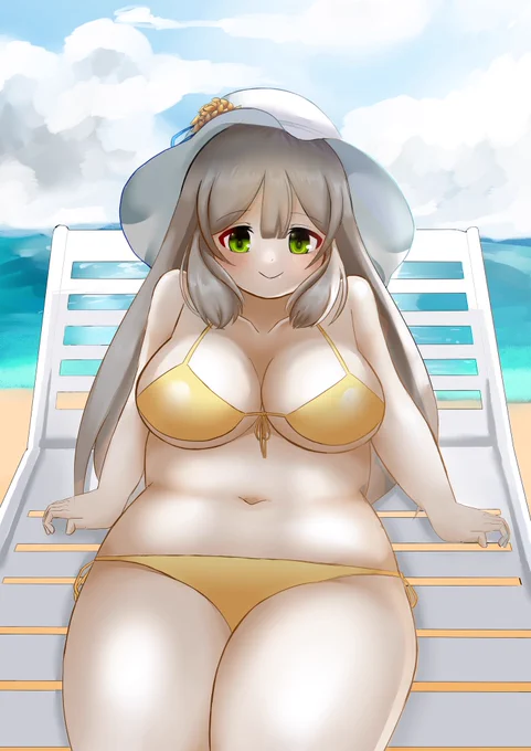 ブルアカの水着ノノミちゃん!! #ブルーアーカイブ #ブルアカ