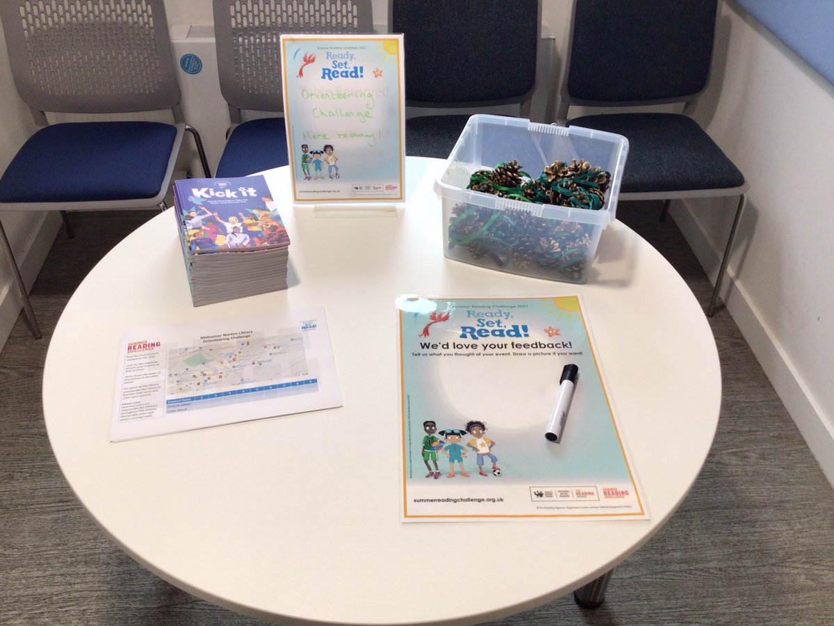 bnes_libraries's tweet image. We’re all set &amp;amp; ready to go for our #SummerReadingChallenge orienteering challenge. Grab your rain coat, come &amp;amp; explore the local area &amp;amp; win a prize! #BNESLibraries #LibrariesLive