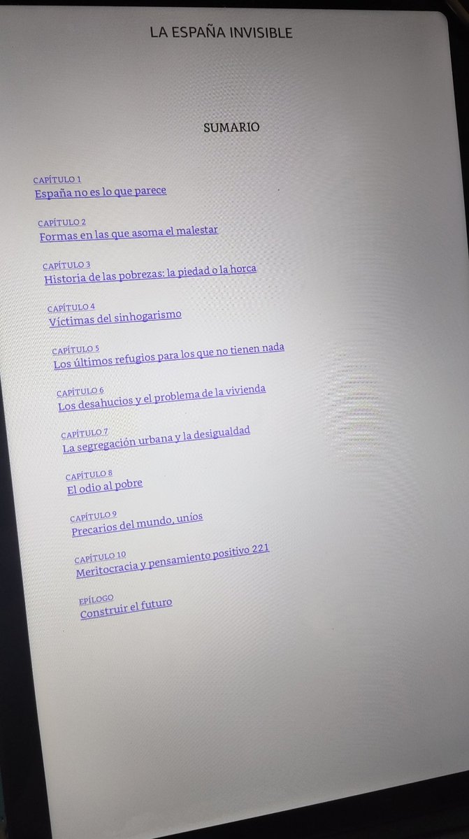 Dos tardes me ha durado; en el top de lecturas de 2023. Francamente brillante y bien hecho 'La España invisible' del estimado Sergio.

No os lo perdáis.