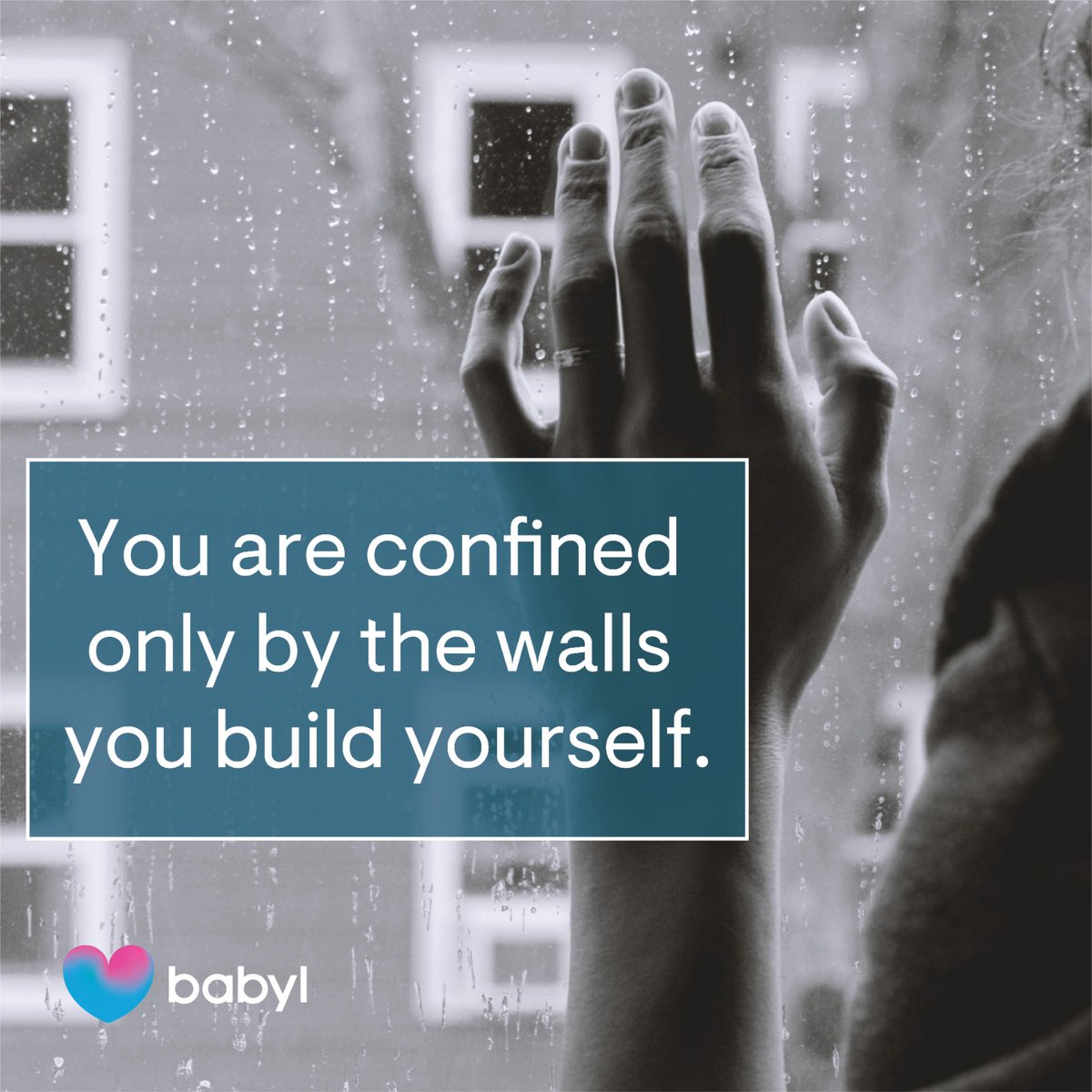 Happy new week! This is your weekly reminder that you are your only limit. Keep pushing and work hard to achieve your set goals and ambitions. #Babylcares #MondayMotivation #RwOT