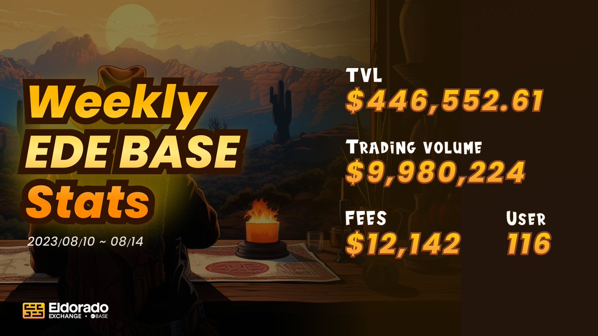 El Dorado Exchange (EDE) tweet media