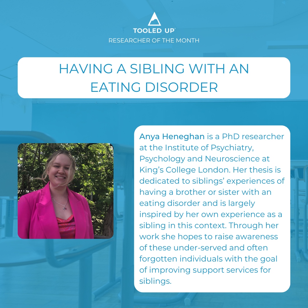 We're very excited to announce our new researcher of the month! Read more about <a href="/HeneghanAnya/">Anya Heneghan</a> 's research on our website: tooledupeducation.com/research/havin…