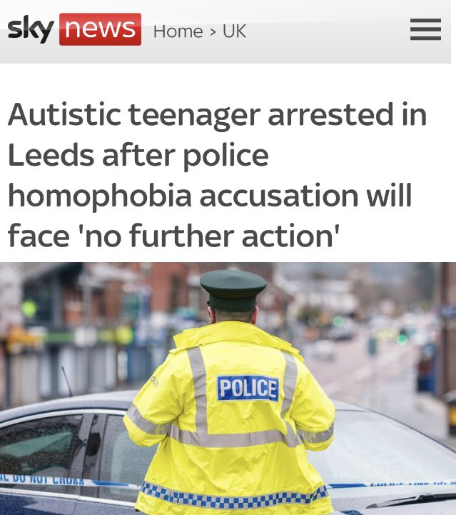 🚨UPDATE:🚨 The @WestYorksPolice West Yorkshire Police, aren’t taking any action against the Young Girl they arrested with @Autism - However their Professional Standards Dept is now reviewing the highly discriminatory circumstances of this arrest, following a formal complaint: