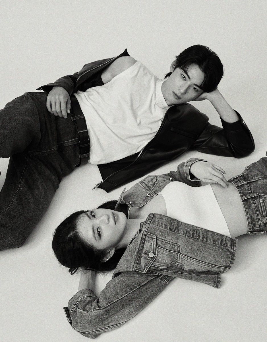 viraltakes's tweet photo. Cha Eunwoo &amp; Han Sohee for Giordano Korea. https://t.co/Su5z2FIyv9