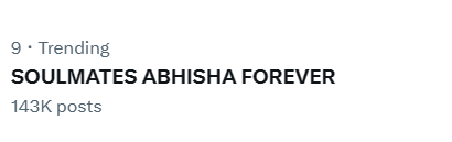 dilberkhandhad1's tweet photo. and its trending 

now time to get queen in trend list

MANISHA CONQUERED BBOTT
SOULMATES ABHISHA FOREVER

1000 RT in next 10 mins please

chalo aaj last trend hai https://t.co/eMnfnVU3xW