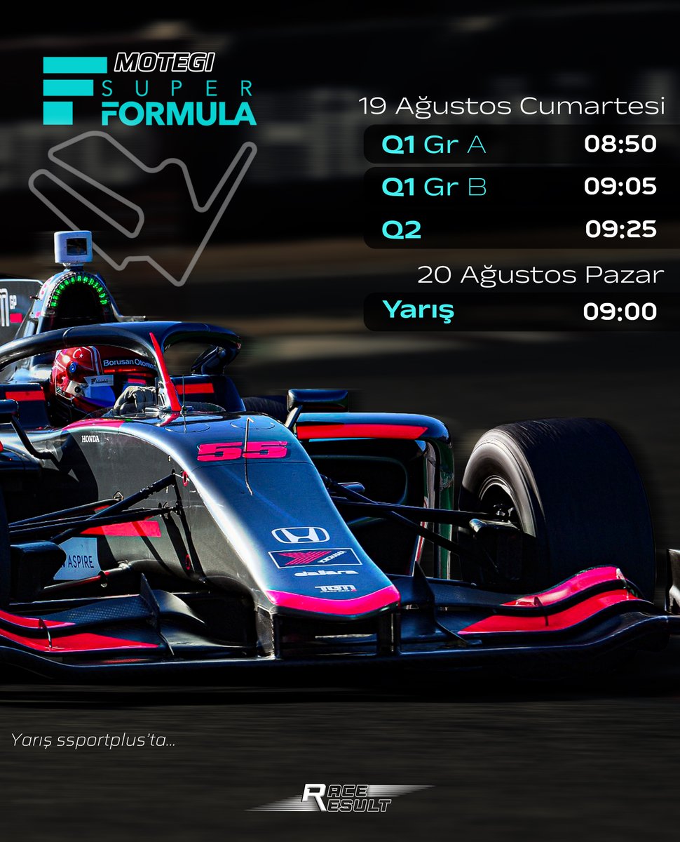 Super Formula bu hafta Motegi'de!

Yarışın seans gün ve saatleri 🗓️

#sformula #superformula #cembölükbaşı #raceweek #TGMGrandPrix #SFgo #motegi