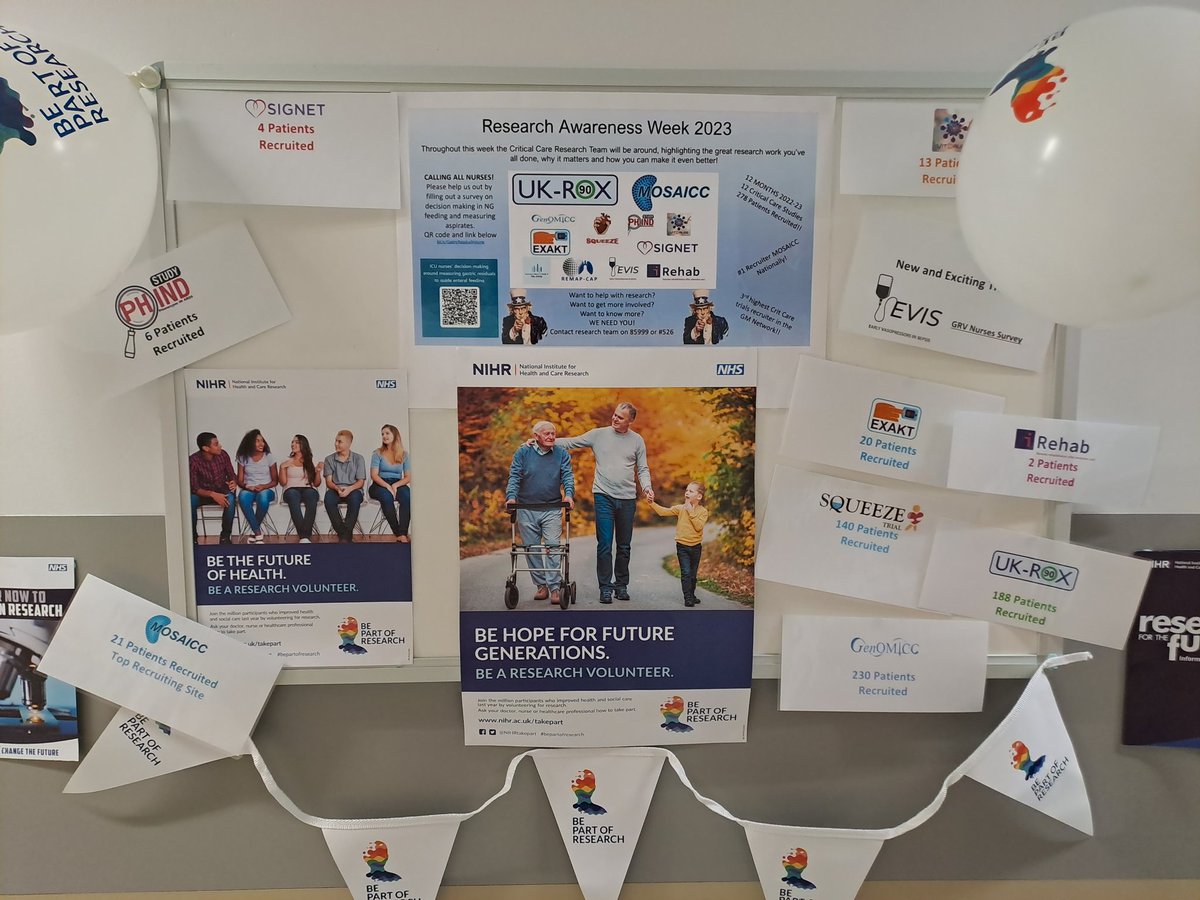 Today is the first day of our Research awareness week, we are launching a new Research trial and using this week to engage the MDT in our work to improve and develop practice. Well done Research team! 🤩 @ELHT_NHS @lscccn