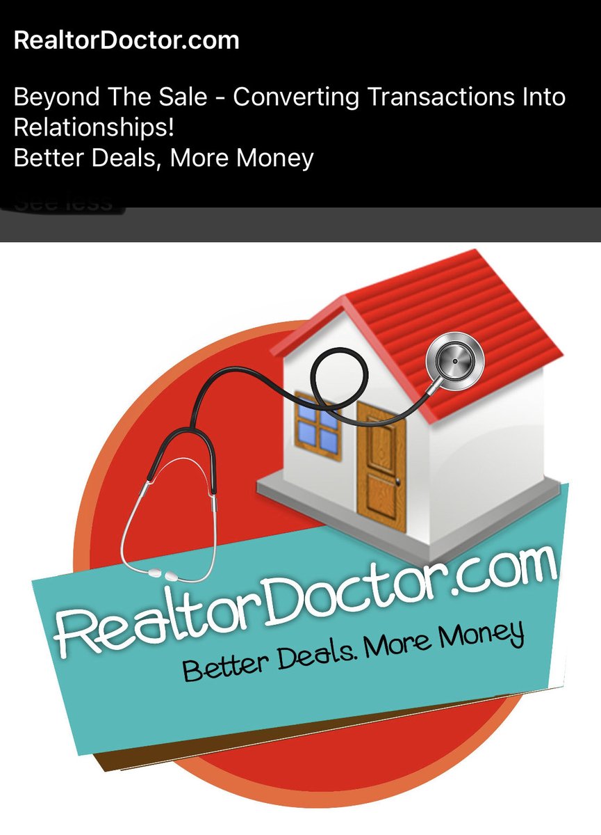 MyRealtorDoctor's tweet photo. Better Deals, More Money! https://t.co/7UaZN86K9A