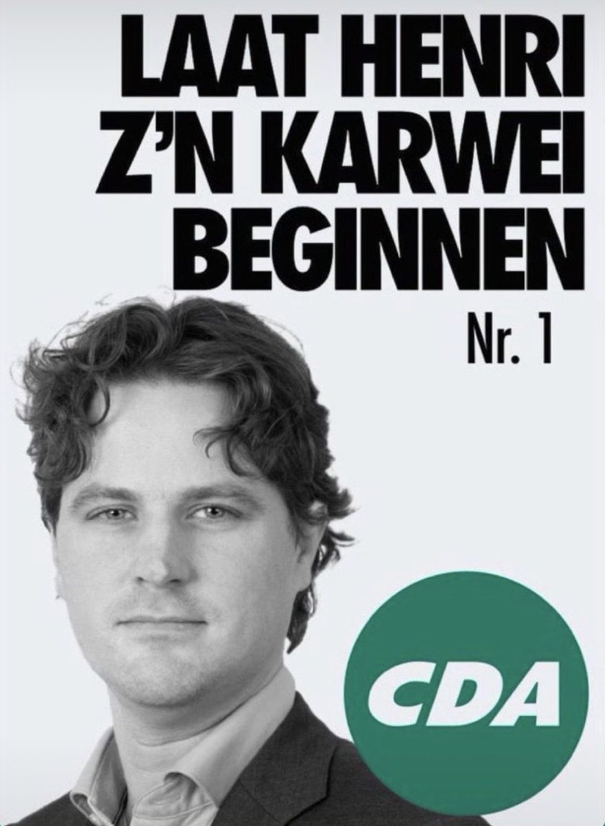 Erg blij met <a href="/HenriBontenbal/">Henri Bontenbal</a> als lijsttrekker van <a href="/cdavandaag/">CDA</a>. Het midden krijgt zo een stevige stem. Ook als de flanken zich in schuttersputjes ingraven moet samengewerkt worden aan het nog mooier maken van ons land. En dan helpt een stevig midden. #voorheelnederland