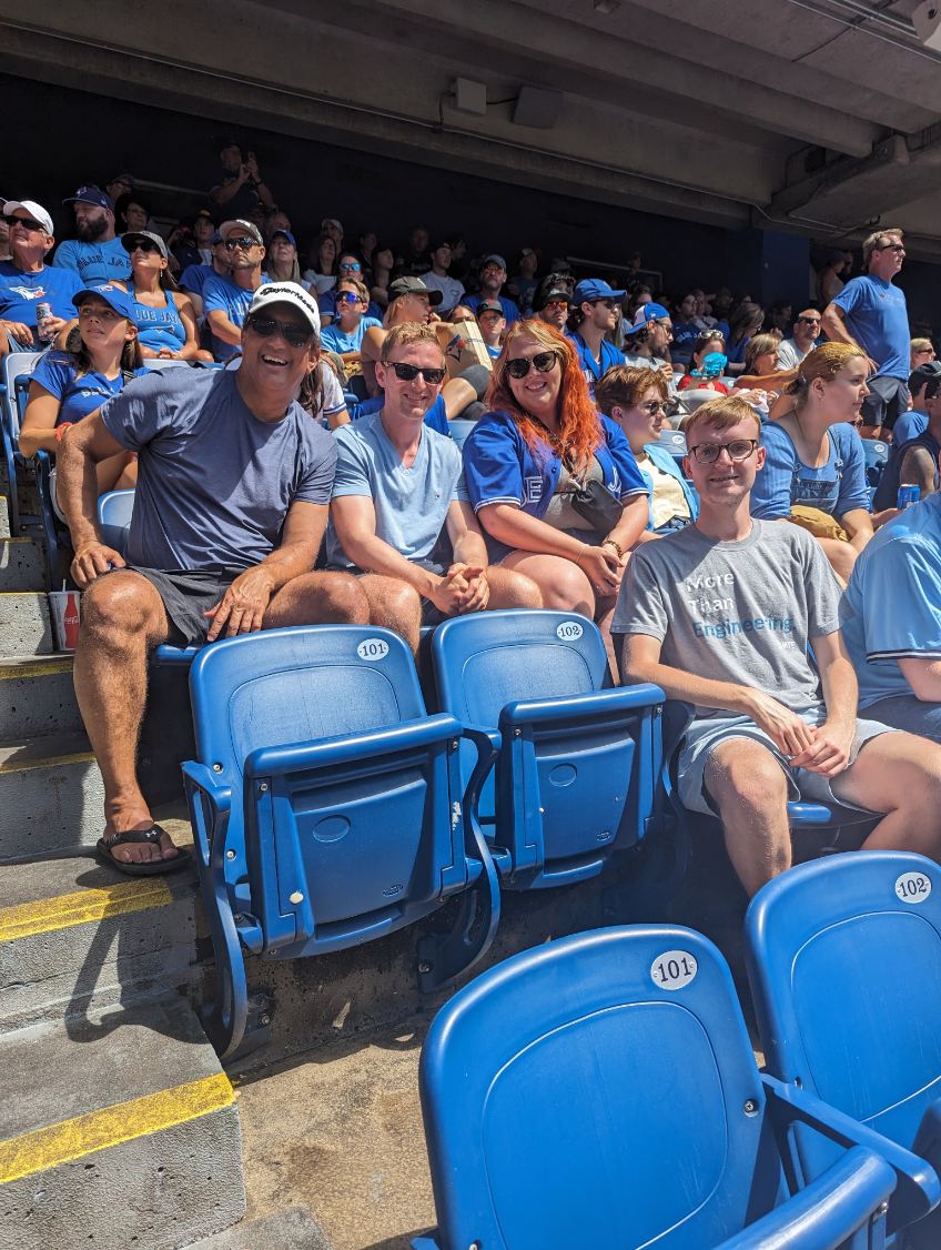 Home run for team bonding!⚾️ Our team had a fantastic day cheering on the Toronto Blue Jays at yesterday’s game. From the ballpark snacks to the exciting plays, it was a grand slam of a time!
