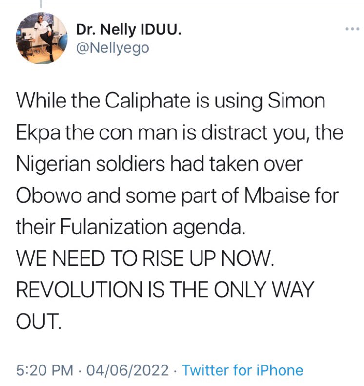 SAVEBIAFRA_NOW's tweet photo. WHO REMEMBERED APAPA? Whom nigeria govt projected to destabilize Labor Party. If as a Biafran &amp;at this point haven’t come in term with the antics of the nigeria govt, using ekperima in finland, sorry your brain’s empty. Tweet below was from Nelly,a partner in crime with ekperima. https://t.co/17B4wSGWNo