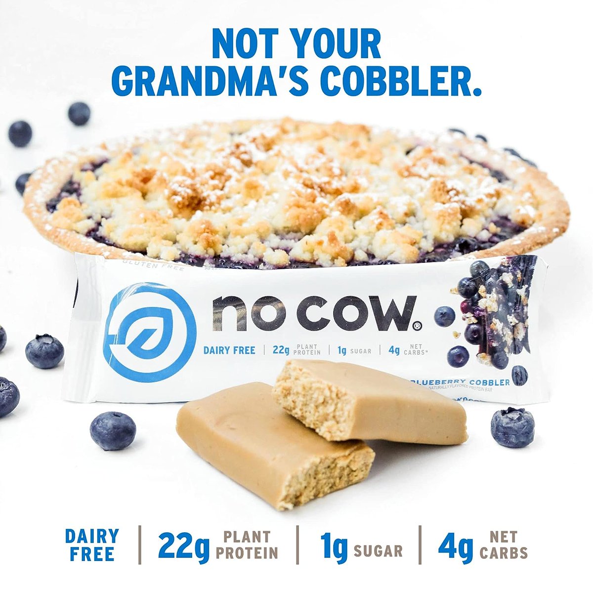 digital__skill's tweet photo. 🔥🔥🔥 No Cow Protein bar, Blueberry Cobbler, 22g Plant Based Protein, Keto Friendly, Low Sugar, Dairy Free, Gluten Free, Vegan, High Fiber, Non-GMO, 12 Count

BUY NoW ✅ https://t.co/KjqUI4uTfa
⭐⭐⭐⭐⭐
#SkylosFairLaunch #TrumpIndictment #protectmyfreedomtovote #tuesdayvibe https://t.co/CGnzYQ7Gv5