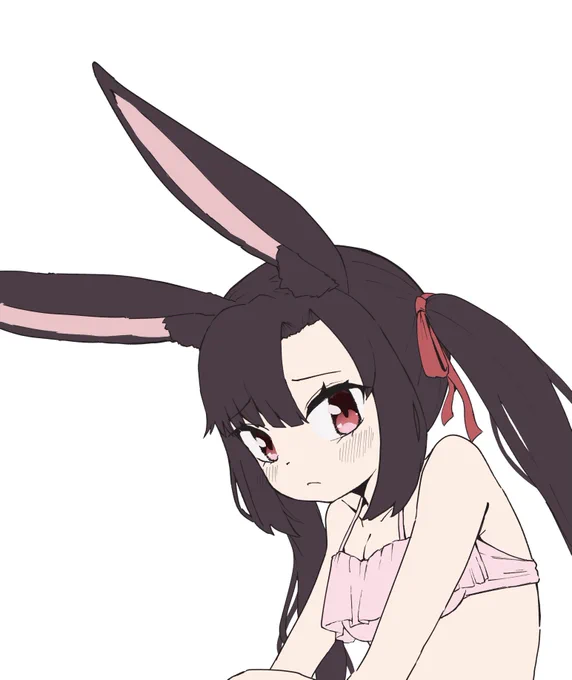 黄色も赤もかわいいな.....  ただ実在のうさぎの毛色から大きく離れたくないんだよな