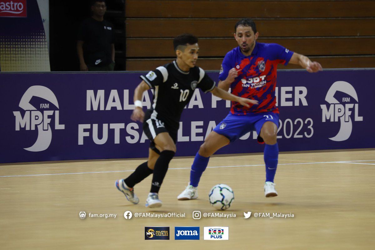 FAM_Malaysia's tweet photo. Final 2 MPFL 2023 | Isnin, 14 Ogos 2023

Keputusan Masa Penuh

JOHOR DARUL TA'ZIM 3-2 PAHANG RANGERS FC

⚽️ Saad Sani 3' Awalluddin Mat Nawi 12' Danial Dain 30' 
⚽️ Sergio Jamur 16' 19' 

🏆 Pahang Rangers FC menang agregat 9-6

#FAM #HarimauMalaya #Futsal #MPFL2023 https://t.co/cUKA5SCbQR