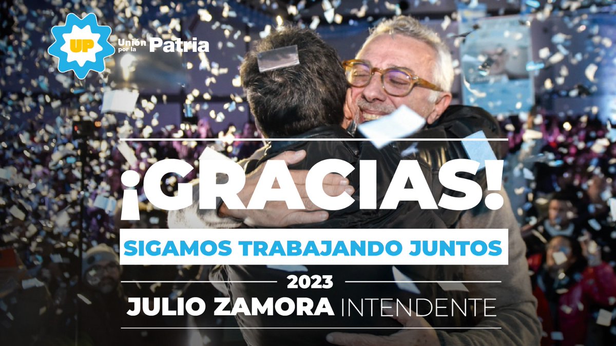 ZamoraJulio's tweet photo. Gracias a todos los vecinos y vecinas que nos dieron su voto de confianza, pensando en lo mejor para Tigre. ¡Sigamos trabajando por nuestra ciudad! #TigreEsMiVida ❤️🐯 https://t.co/RWeCY7sTz0