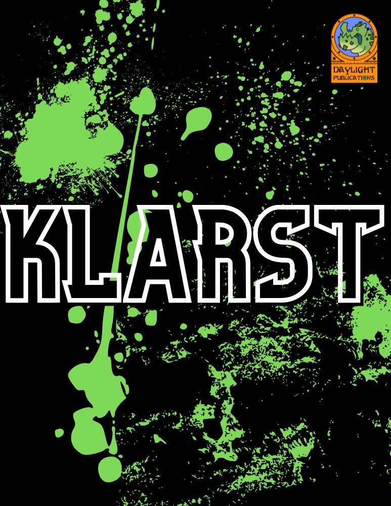 Coming to DriveThru on Sept. 6th, #KLARST infects the #DayLITESciFi universe. 

With stunning art from @beltaguise <a href="/ErintheZ/">Erin Z. Anderson</a> and <a href="/grenchaw/">SirGrenchaw (Comms Open)</a> and fantastic writing from <a href="/necrologies/">⟢</a> and @Katosene, explore a darker and grislier side of the DayLITE system as polyps rain down...