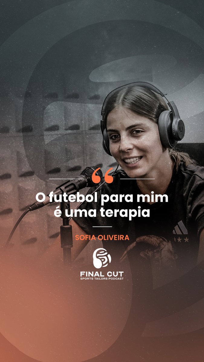 SportsTailors's tweet photo. ❗O futebol para mim é uma terapia❗
Segunda-feira é dia de #FinalCut, o #podcast da #SportsTailors. A convidada de hoje é #SofiaOliveira
link para o #podcast 📷https://t.co/kflhixsxOh
Obrigado, @SofiaOlive7ra🙏
#futebol #soccer #sports #sofiaoliveira https://t.co/2iLxCU9Ca0