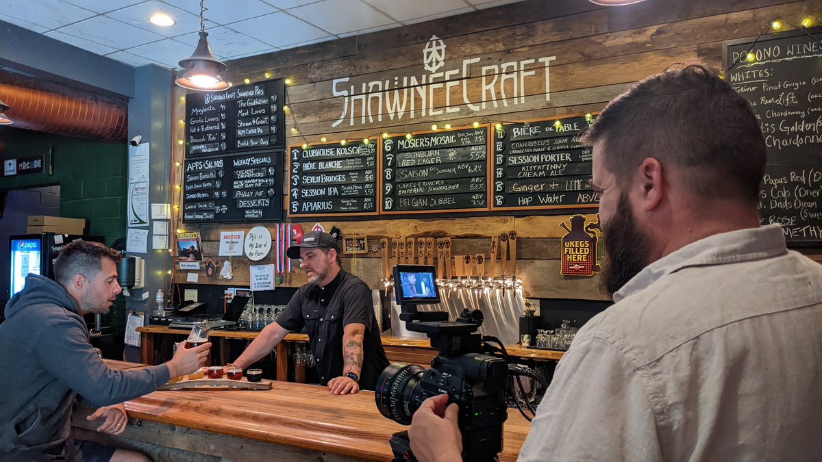 PouredinPA's tweet image. We love bringing you #BehindTheScenes of our series, Poured in PA, produced by @GKVisual ! 📷

Our team was at @ShawneeCraftBC  in the Pocono Mountains of Pennsylvania recently, where we were shown the ropes by their COO Michael Albert!

Learn more: Pouredinpa.com/episodes