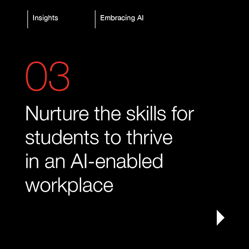 minervaproject's tweet photo. In an AI-powered world teaching not “what to think” and instead “how to think” will allow #universities to equip their students with #durableskills highly resistant against #AI advances. Read more: https://t.co/J3z5WK4MXJ. https://t.co/l9R4yFKqMV