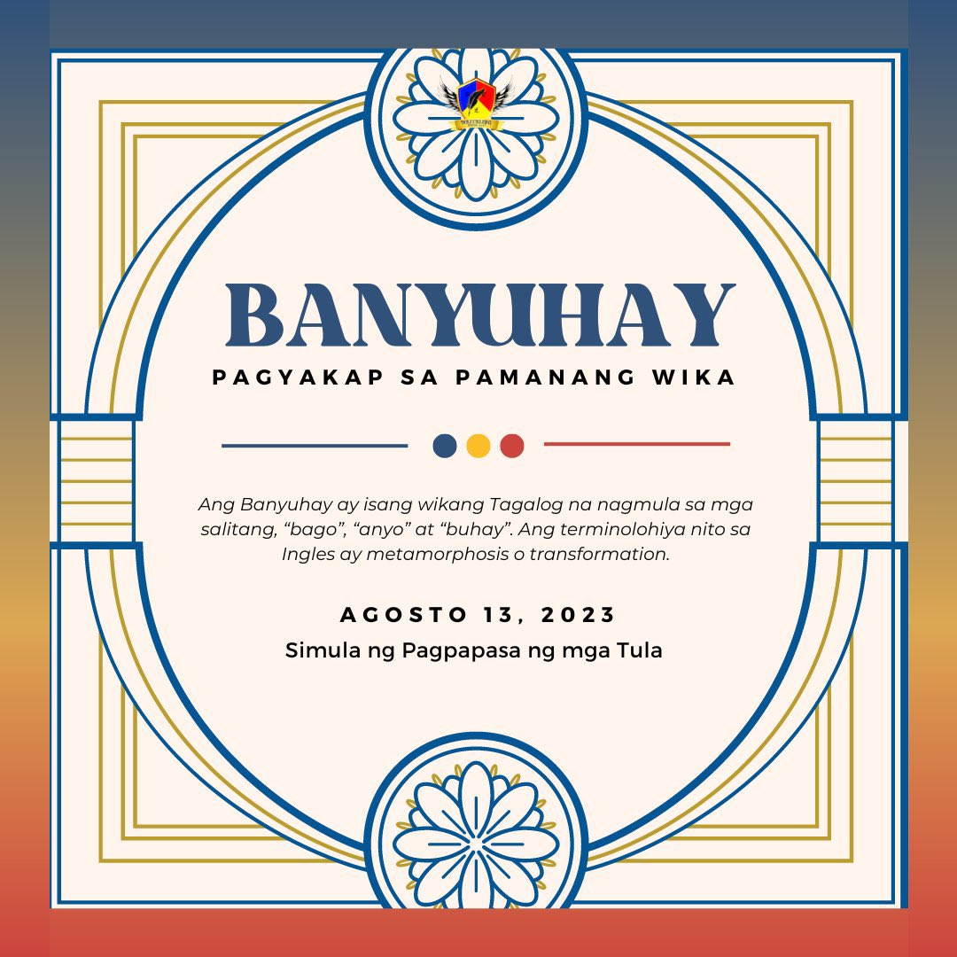 aesattwitty's tweet photo. Magandang gabi!

Tinatawagan po namin LAHAT ng mga manunulat na marunong o nais subukan ang aktibi na ito na handog ng WritersPH organization. Nais ko lamang po kayong imbitahan na sumali sa isang patimpalak patungkol sa pagsulat ng tula na mayroon twist!

Paano po ba sumali? ⬇️ https://t.co/3LqDJAukV9