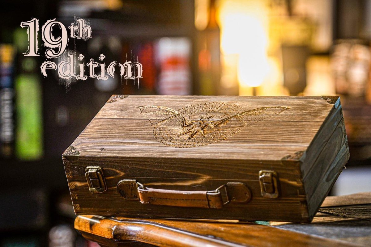 As 19th Edition celebrates Stephen King,  horror fiction, and the gothic narrative, this month's Needful Thing - a Vampire Hunting Kit that I created from scratch. One lucky person will take it home next week! facebook.com/groups/19thEdi…