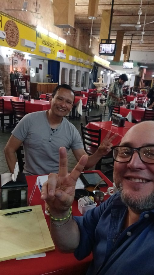 PremierBiomedic's tweet photo. $BIEI President Pedro Mendez and our contact with the Gulf Cooperation Council, ("GCC"), Gustavo C M , just arriving from Abu Dhabi. We discussed the advance of eco-graphene in the medical field and the amazing synergies between of our CO2 negative projects and GCC's initiatives. https://t.co/vzYTytyxUm