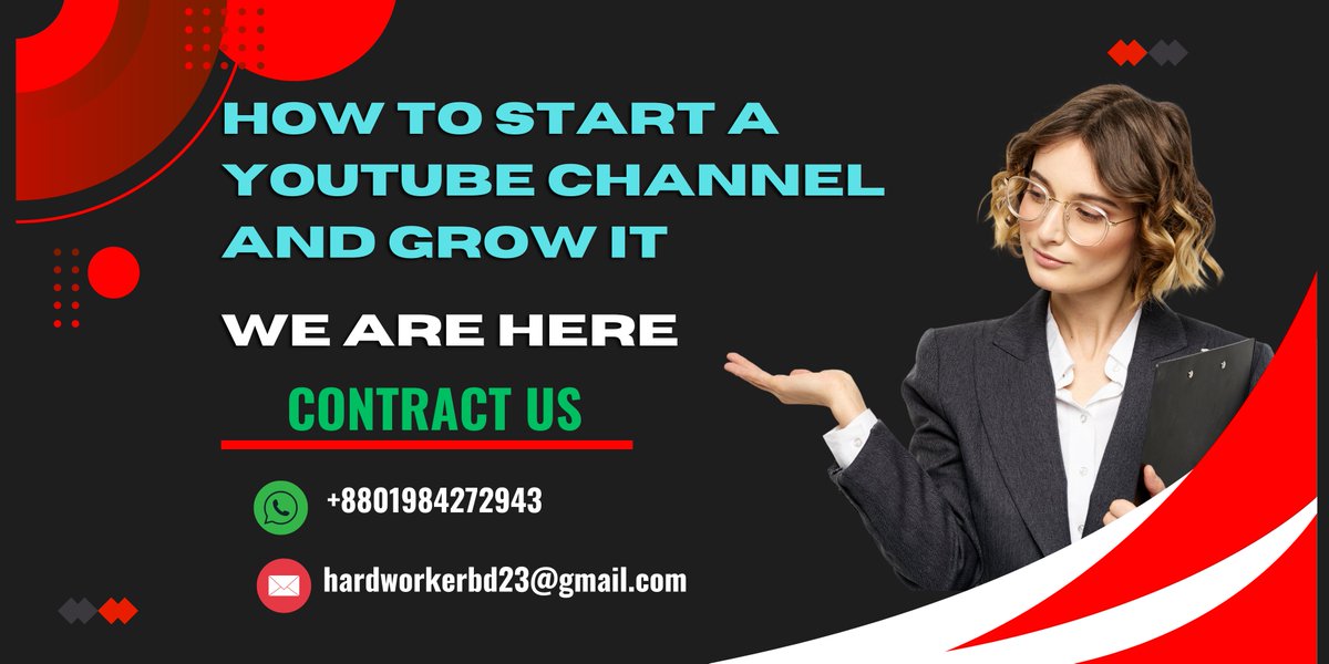 hardworkerbd's tweet image. "🎥 Ready to shine on YouTube? 🚀 Launching your channel is just the beginning! 🌱 Create engaging content, stay consistent, and connect with your audience to see it blossom. 🌟 Remember, patience is key! 🕰️ #YouTubeSuccess #ContentCreation"